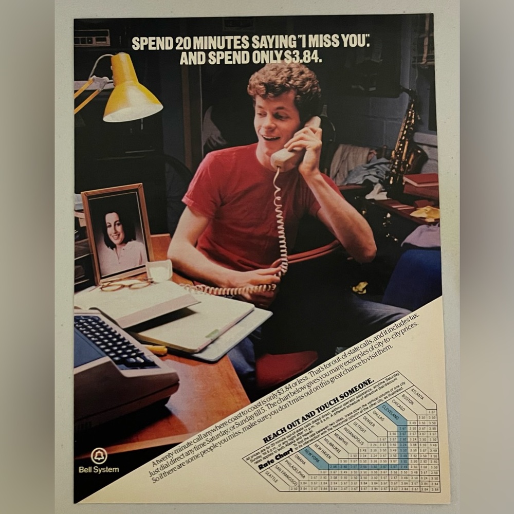 Bell System 1981 Magazine Vintage Advertisement